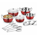 Stainless Steel Handi Copper Set (10-Pieces) | Grocsy