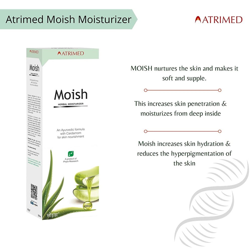 Atrimed Ayurvedic Moish Herbal Moisturizer | Grocsy
