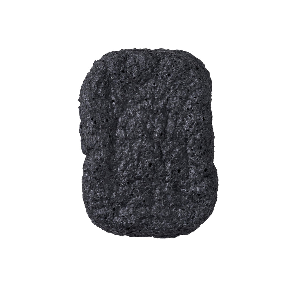 ILEM JAPAN Natural Konjac Sponge Body (Charcoal) | Grocsy