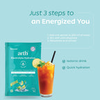 Arth Electrolyte Powder - Lemon Iced Tea Flavour | Grocsy