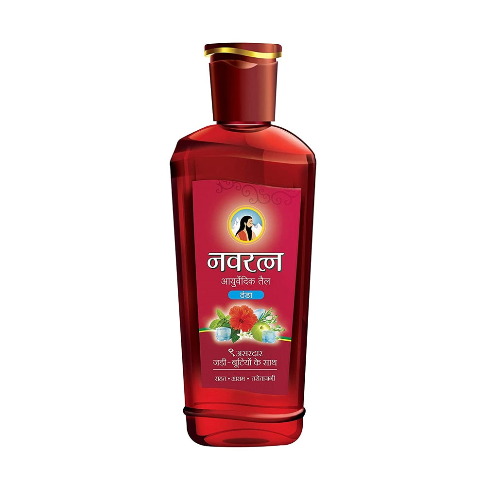 Navratna Ayurvedic Cool Hair Oil | Grocsy