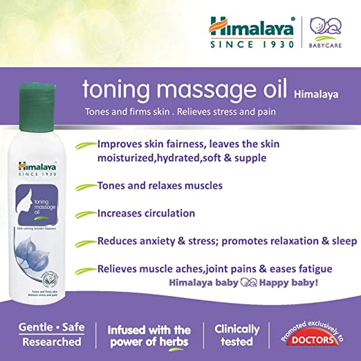 Himalaya Herbals Toning Massage Oil | Grocsy