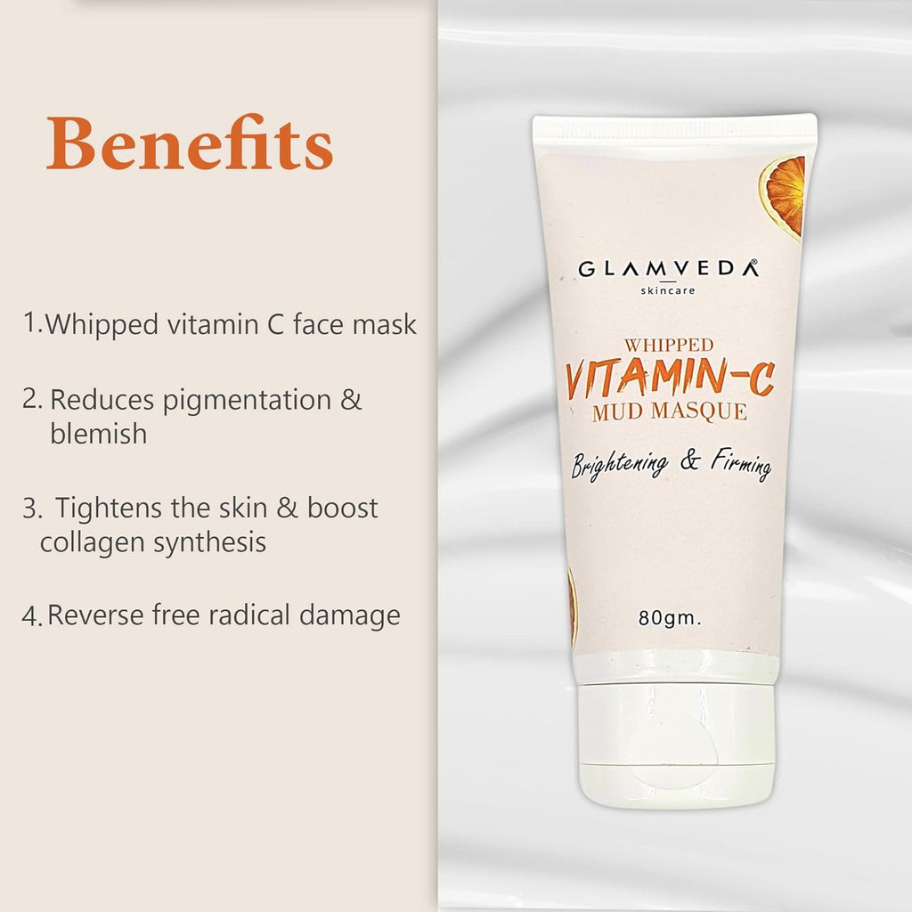 Glamveda Whipped Vitamin C Mud Masque | Grocsy
