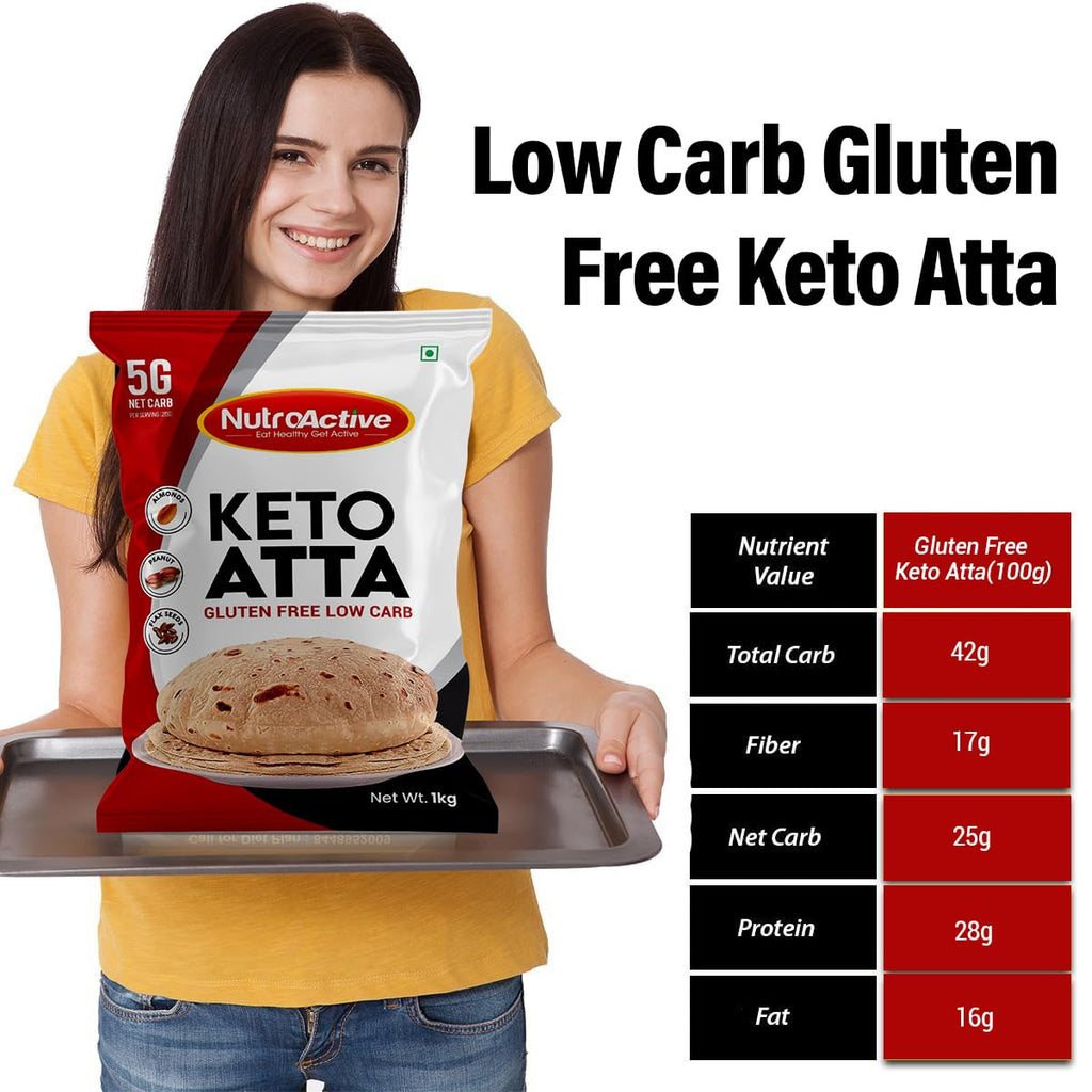NutroActive Keto Atta Gluten Free | Grocsy