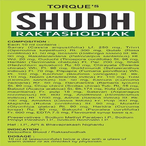 Torque's Shudh Raktashodhak Herbal Blood Purifier | Grocsy