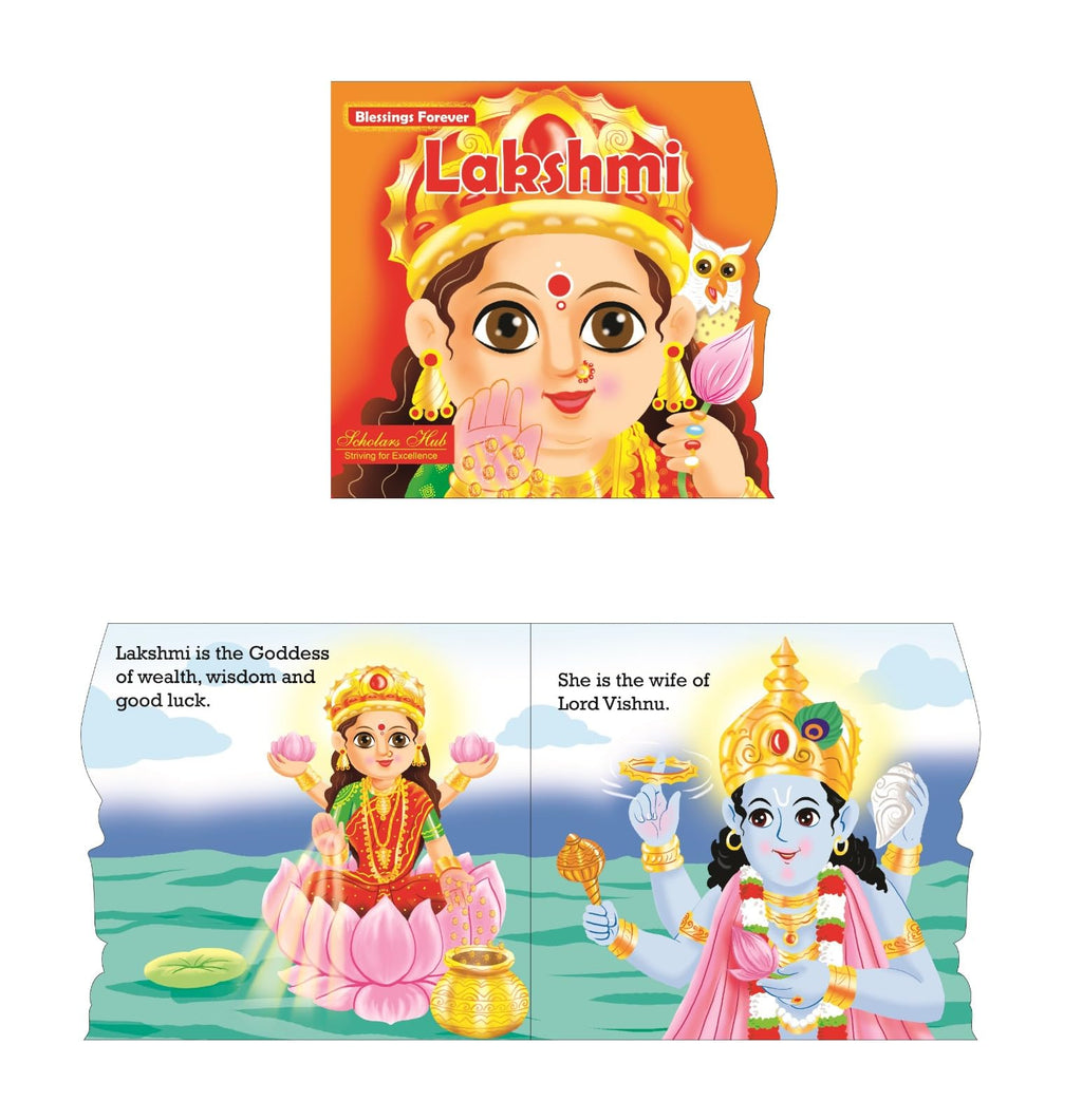 Blessings Forever-Goddess Saraswati (Die-Cut Board Book) | Grocsy