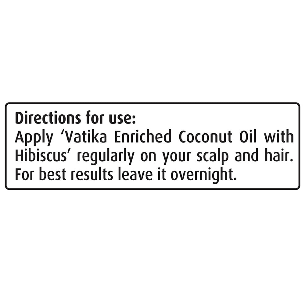 Dabur Vatika Enriched Coconut Hair Oil with Hibiscus | Grocsy
