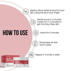 Dermatouch Bye Bye Dry & Dark Lips Lip Scrub | Grocsy