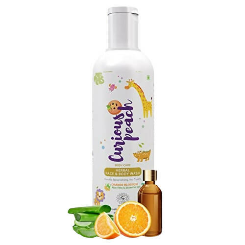 Curious Peach Herbal Face & Body Wash | Grocsy
