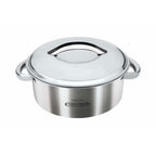 Stainless Steel Casserole, 1.5 Litres, Silver | Grocsy