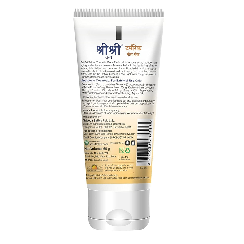 Sri Sri Tattva Turmeric Face Pack | Grocsy