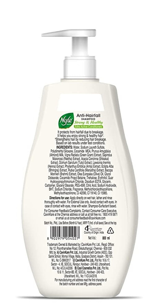 Nyle Strong & Healthy Anti-Hairfall Herbal Shampoo | Grocsy