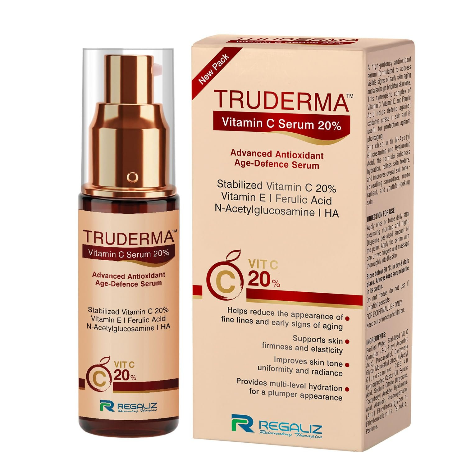 Truderma Vitamin C Serum 20% | Grocsy