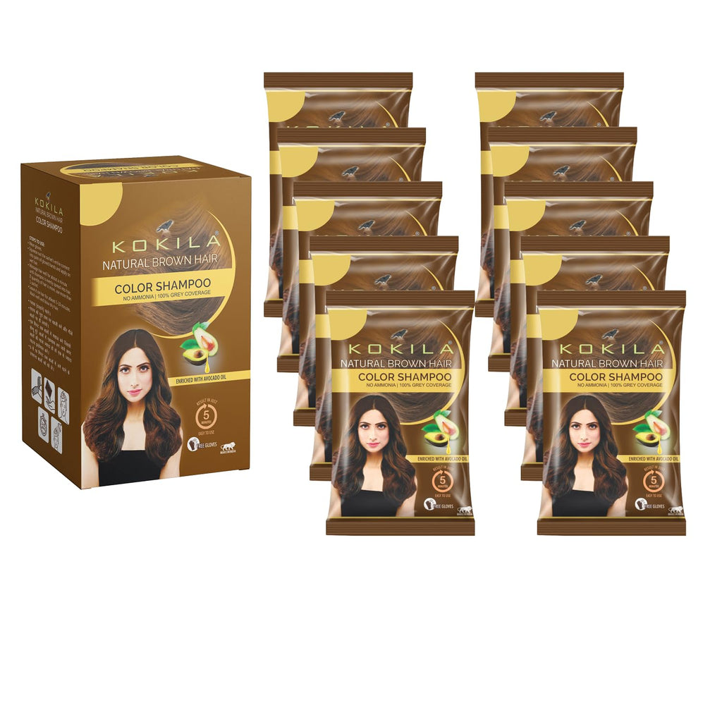 Kokila Insta Shampoo Hair Colour For Men & Women | Grocsy