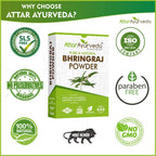 Attar Ayurveda Bhringraj Powder | Grocsy