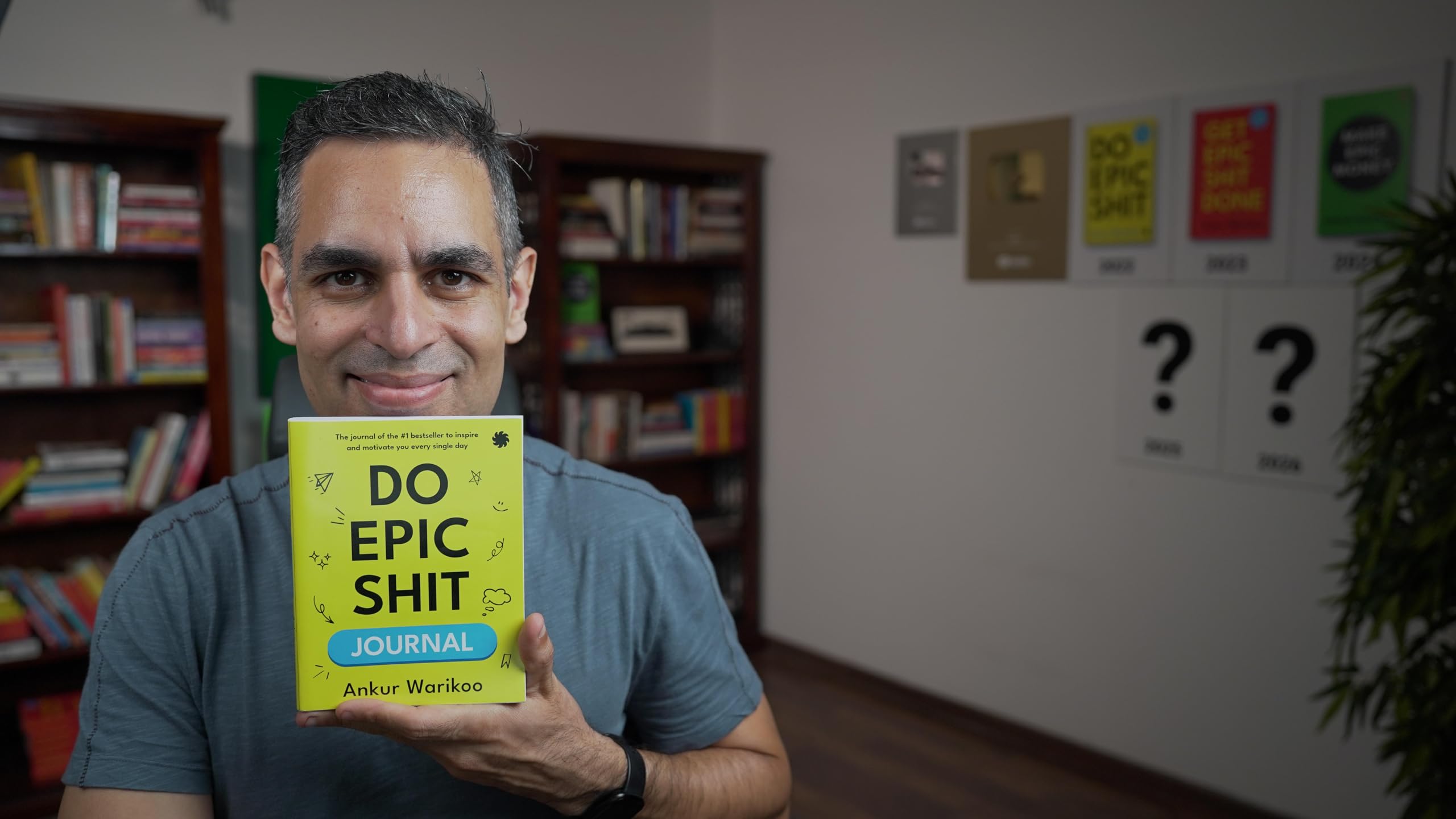 Do Epic Sh#t Journal: The Ultimate Guide to Overcoming Laziness, Boosting Productivity & Mastering Time Management - Inspired by Ankur Warikoo's Bestseller | Grocsy
