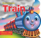 Flying Colours Cut Out Board Book - Train | Grocsy