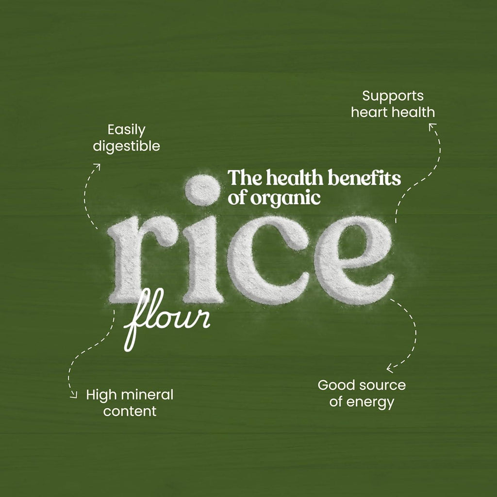 Bharat Vedica Organic Rice Flour - Organic Chawal ka Atta | Grocsy