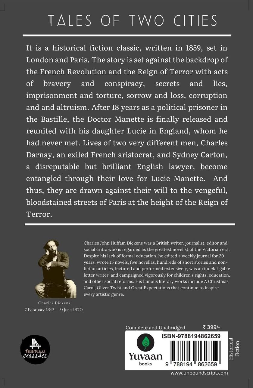 Tales Of Two Cities - Charles Dickens | Grocsy