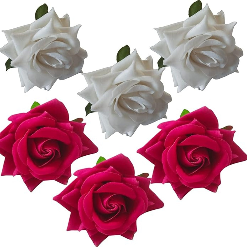 White & Pink Brooches | Grocsy
