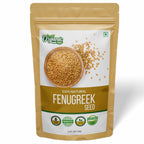 Organic Zing Fenugreek Seeds Also Known As Methi Seeds and Trigonella Foenum-Graecum |100% Pure & Natural | Vegan | Preservative Free | Resealable Pack | Grocsy