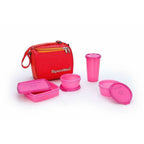 Plastic Lunch Box Set with Bag Set, 5-Pieces | Grocsy