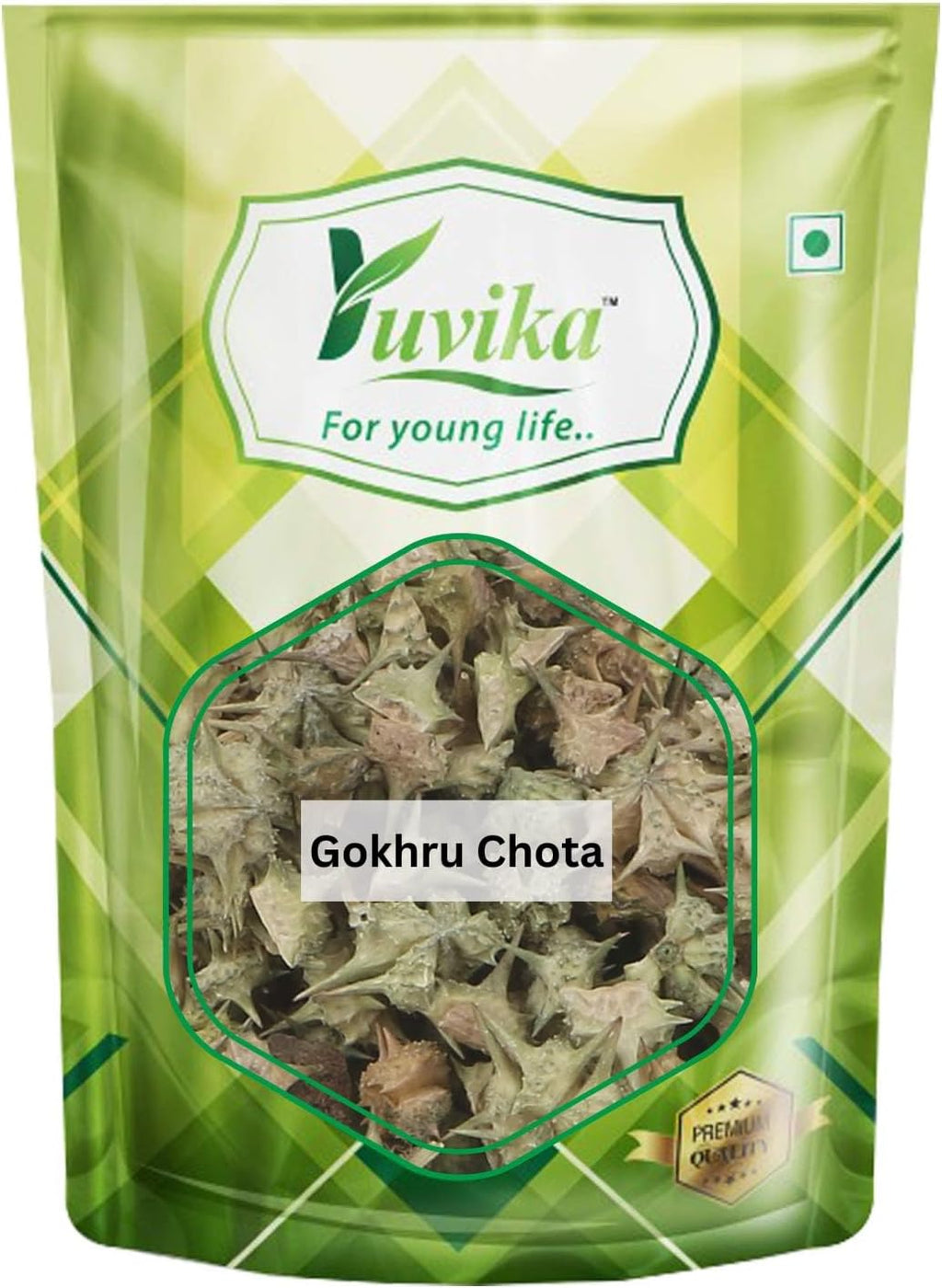 Yuvika Gokhru Chota | Gokhroo Chota - Tribulus Terrestris Seeds - Small Caltrops | Grocsy