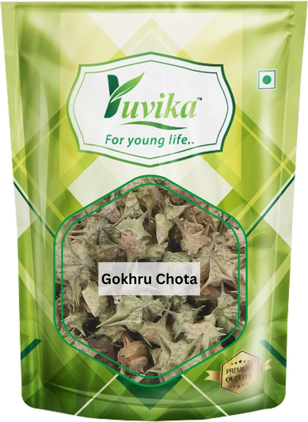 Yuvika Gokhru Chota | Gokhroo Chota - Tribulus Terrestris Seeds - Small Caltrops | Grocsy