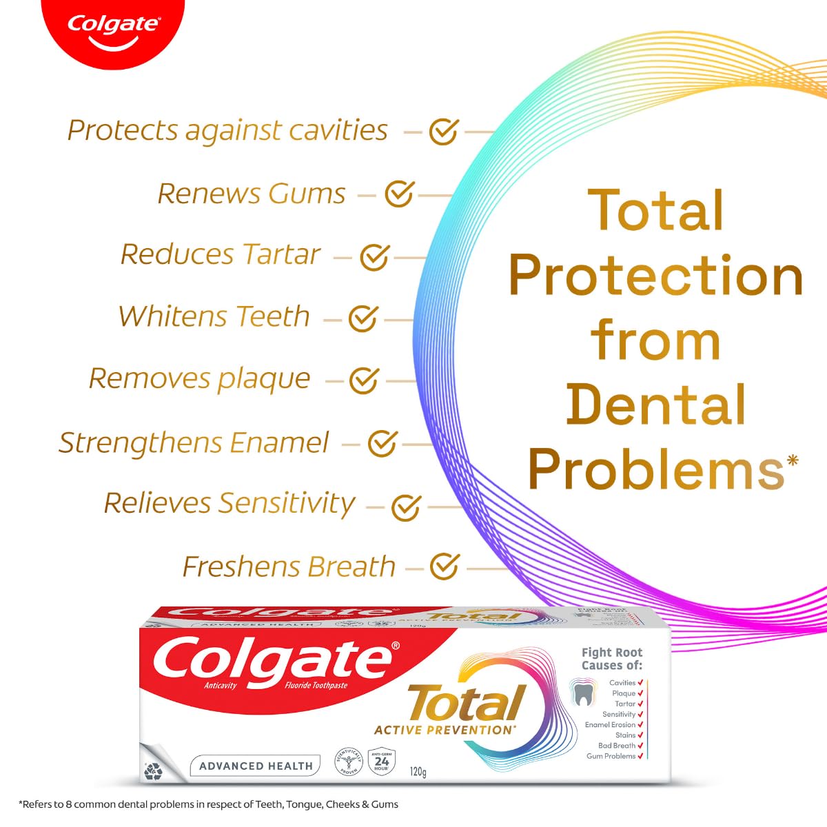 Colgate Total 12 Toothpaste Advanced Health | Grocsy