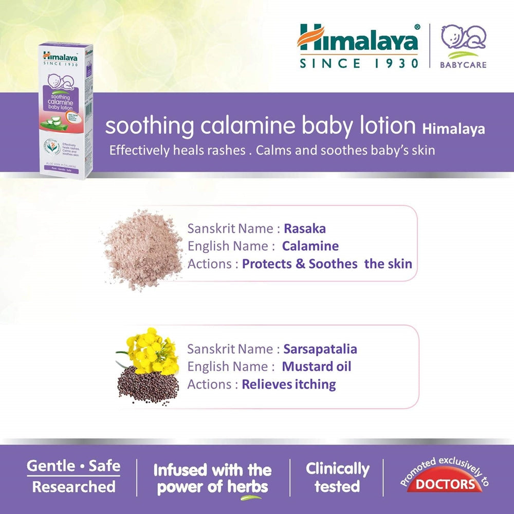 Himalaya Herbals - Soothing Calamine Baby Lotion | Grocsy
