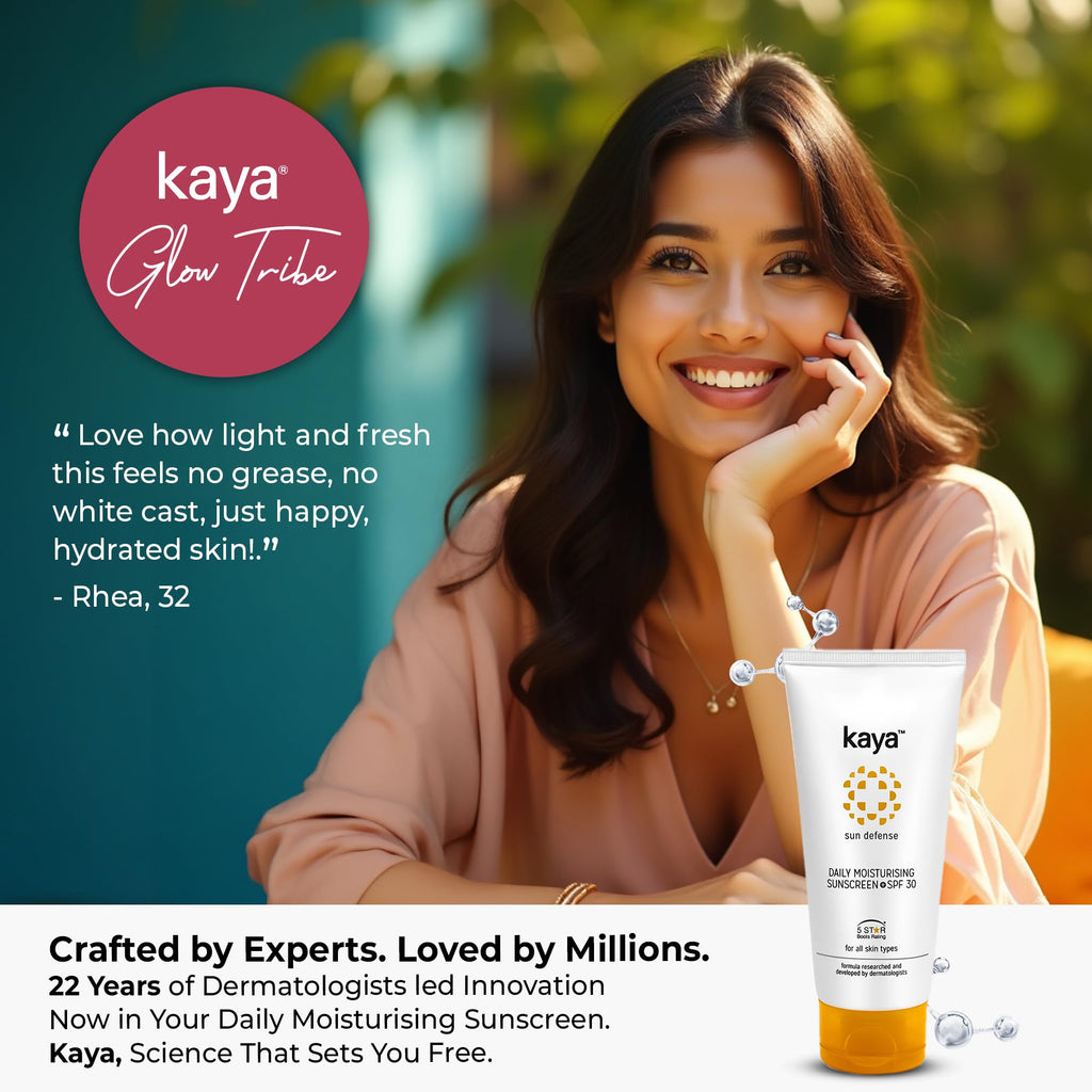 Kaya Daily Moisturising Sunscreen SPF 30 | Grocsy