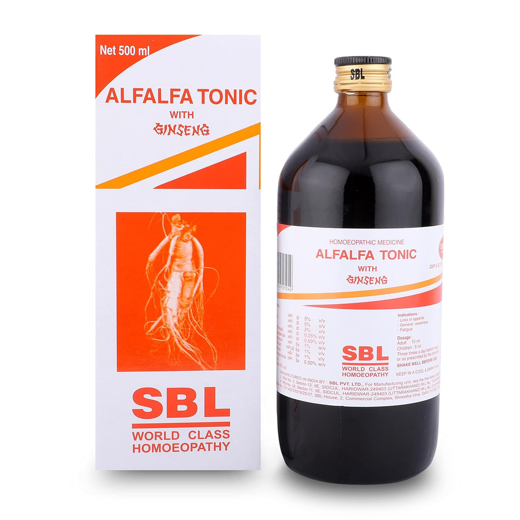 SBL Homeopathy Alfalfa Tonic with Ginseng | Grocsy