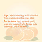 Patanjali Orange Aloevera Face Wash for Gentle Cleanser Removes Dirt Oil Refreshes Skin Natural Care for All Skin Types | Grocsy