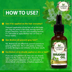 Luxura Sciences Organic Brahmi Oil for Hair Growth | Grocsy