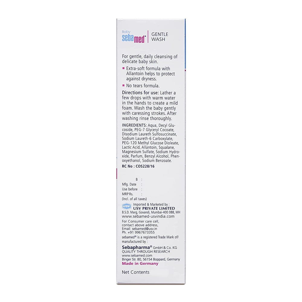 Sebamed Baby Gentle Wash, Protects Skin from Dryness | Grocsy