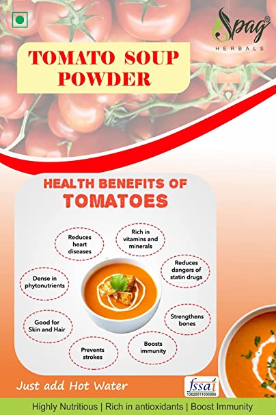Spag Herbals Instant Tomato Soup Powder | Grocsy