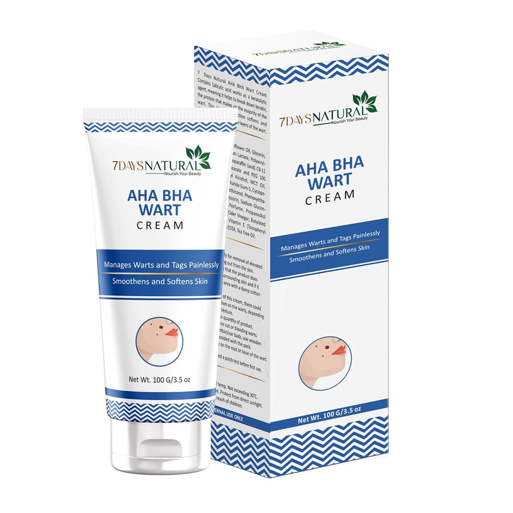 7 Days Natural Wart Remover Cream with AHA- BHA | Grocsy