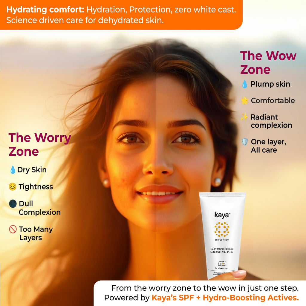 Kaya Daily Moisturising Sunscreen SPF 30 | Grocsy