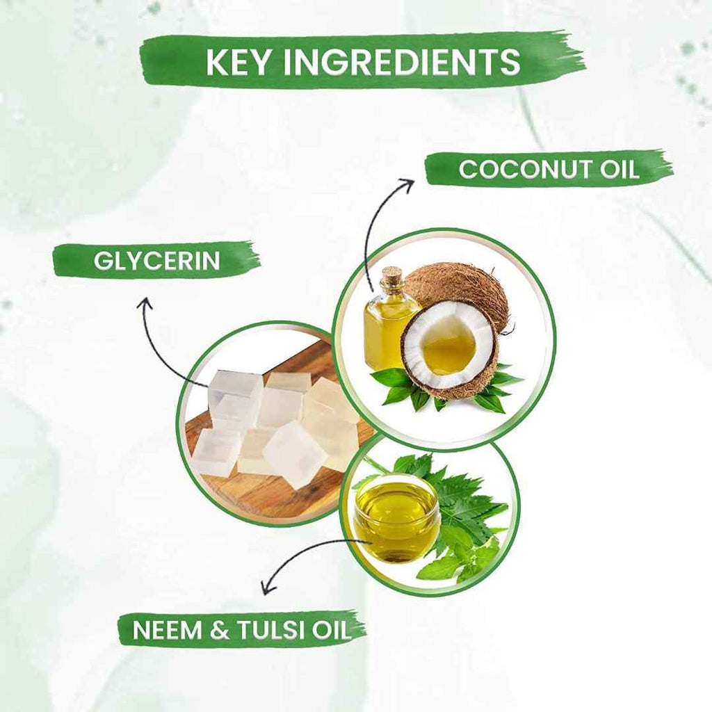byPureNaturals Neem Tulsi Soap | Grocsy