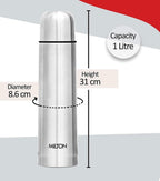 Milton Steel Hot & Cold Bottle, 1000 ml | Grocsy