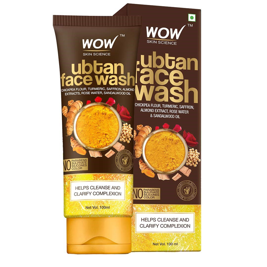 Wow Skin Science Ubtan Face Wash | Grocsy