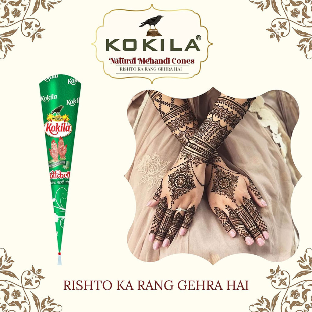 Kokila Natural Mehandi Cones | Grocsy