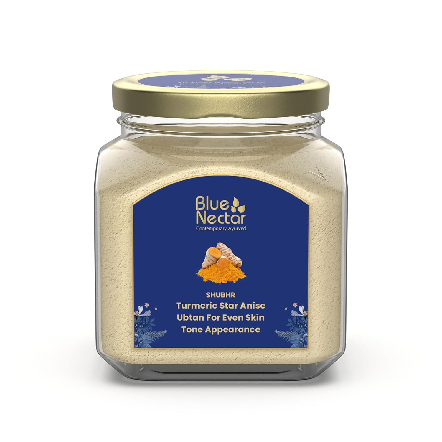Blue Nectar Turmeric Star Anise Ubtan Face Pack | Grocsy