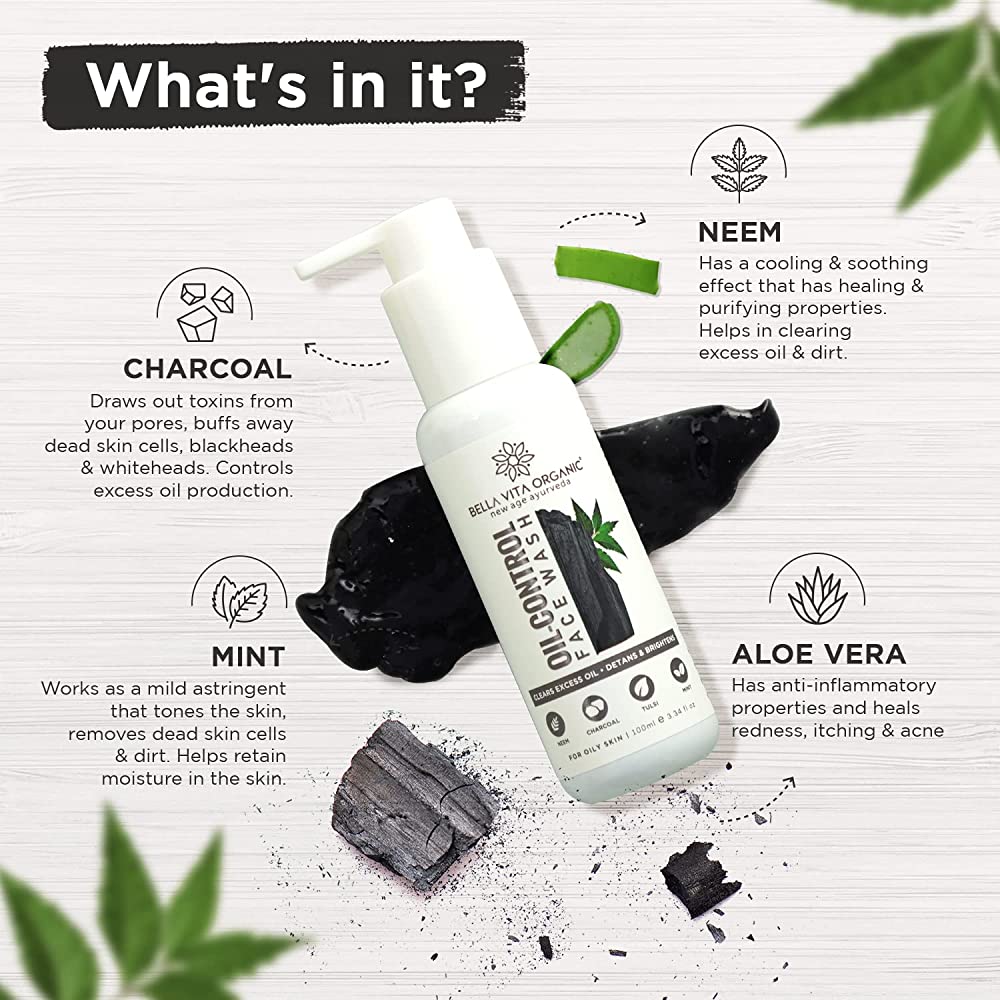 Bella Vita Organic Oil Control Face Wash | Grocsy