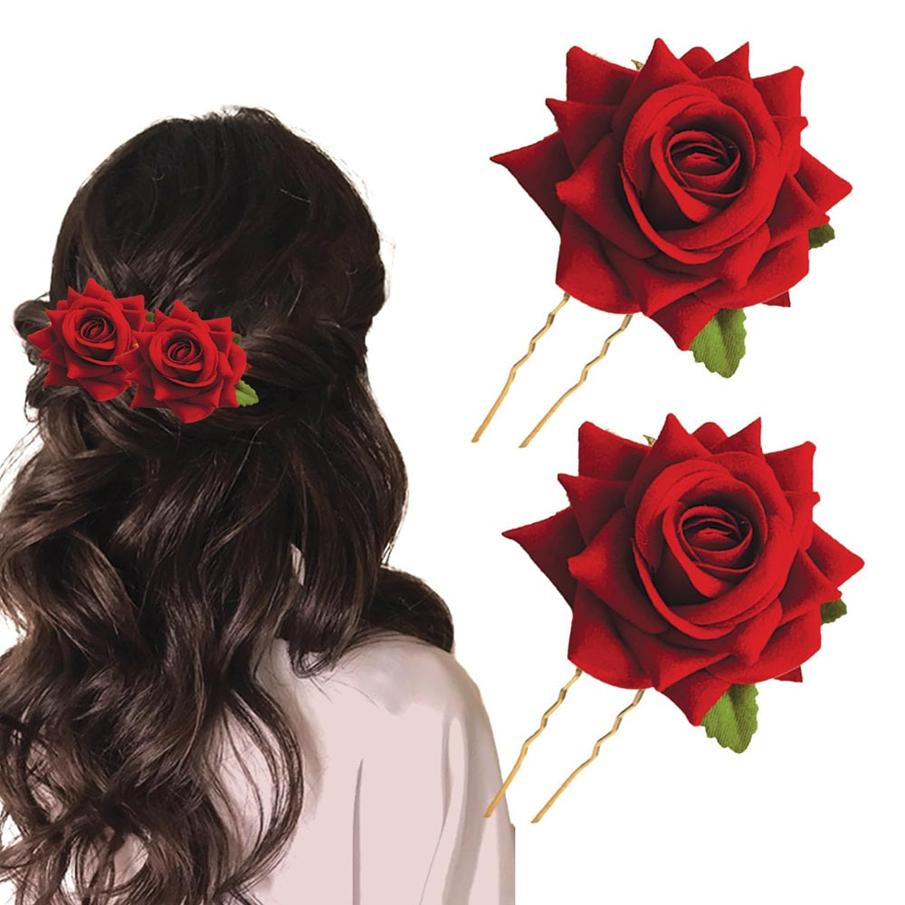 Red Rose Brooches | Grocsy