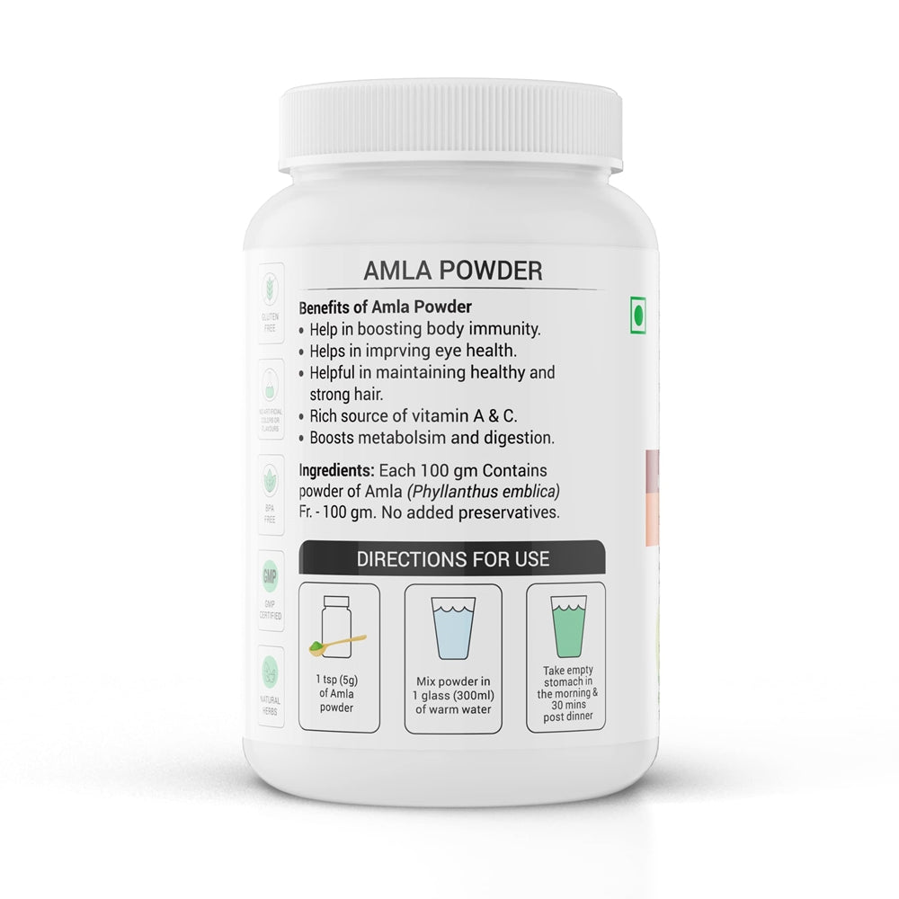 Krishna's Herbal & Ayurveda Amla Powder | Grocsy