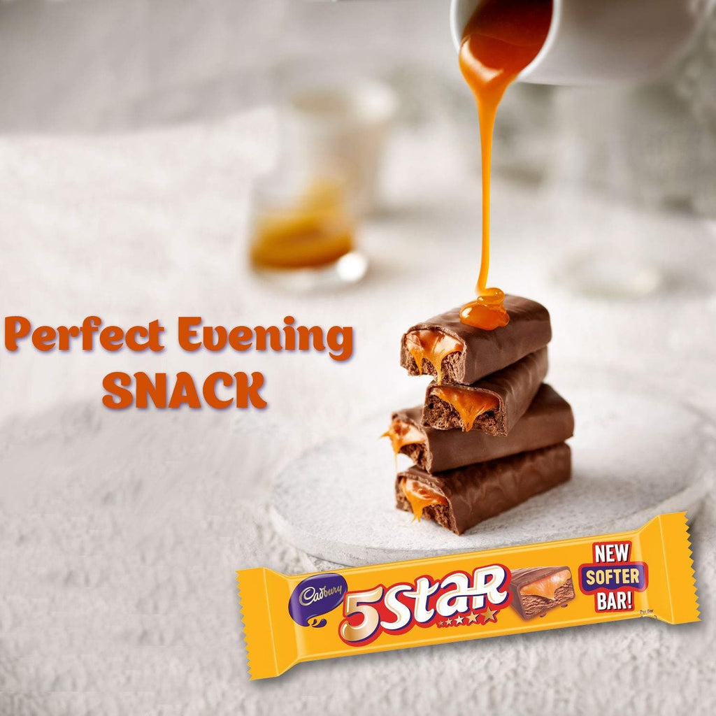 Cadbury 5 Star Chocolate Bar, 33 gm (Pack of 25) | Grocsy