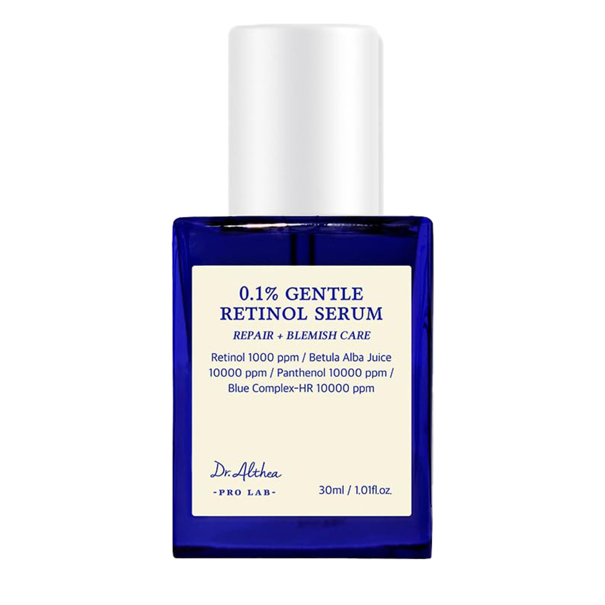 Dr.Althea 0.1 Gentle Retinol Serum: Low-Concentration Anti-Aging Serum for Fine Lines | Grocsy