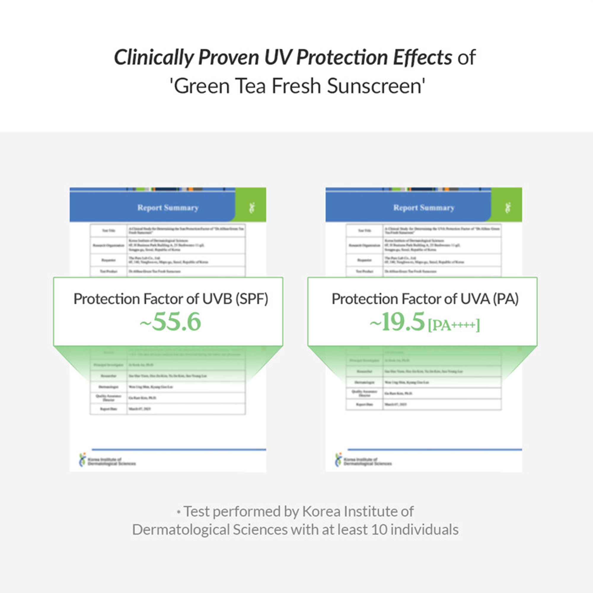 Dr.Althea Green Tea Fresh Sunscreen: Calming & Sebum Control SPF 50+ PA++++ Sun Cream | Grocsy
