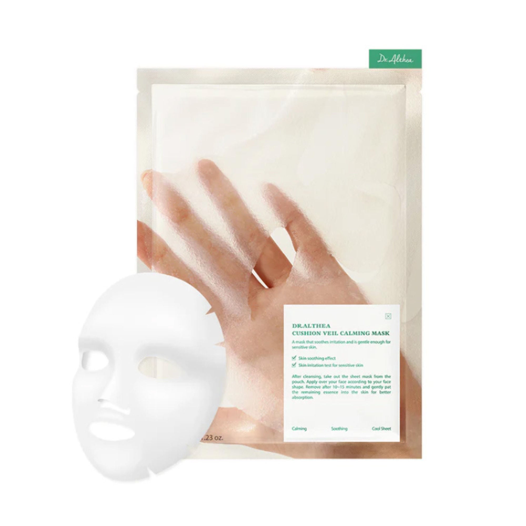 Dr.Althea Cushion Veil Calming Mask: Centella Soothing Sheet Mask for Irritated Skin | Grocsy
